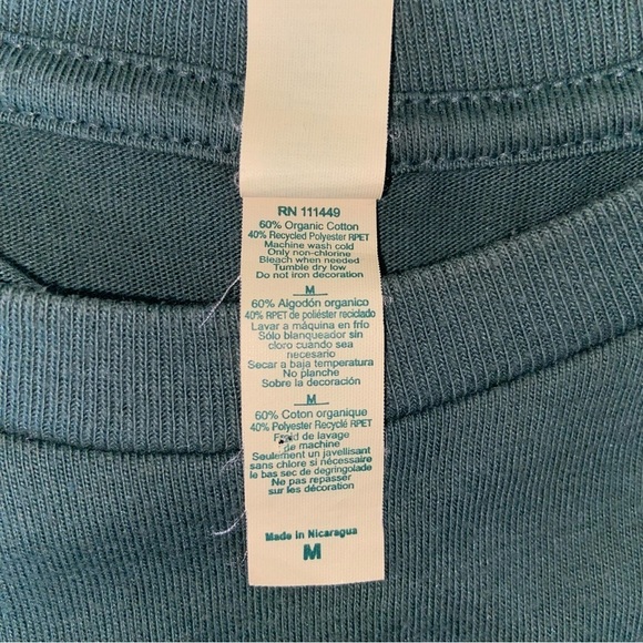 Next Level Sustainable Men’s  SS. T-Shirt- Green Size M - Picture 5 of 5